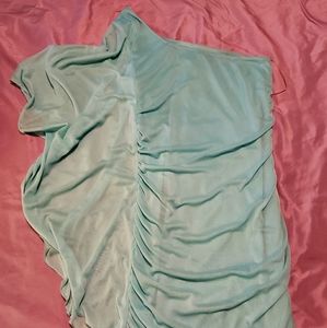 Mint green cocktail dress